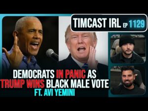 Democrats PANIC, Deploy Obama TO STOP Black Men VOTING TRUMP 2024 w/Avi Yemini | Timcast IRL