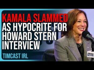 Kamala Harris SLAMMED As Hypocrite For Howard Stern Interview