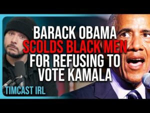 Barack Obama SCOLDS Black Men For REFUSING To Vote Kamala