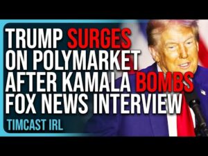 Trump SURGES On PolyMarket After Kamala BOMBS Fox News Interview