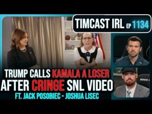 Trump Calls Kamala A LOSER After CRINGE SNL Vid, DITCHING Al Smith w/Jack Posobiec | Timcast IRL