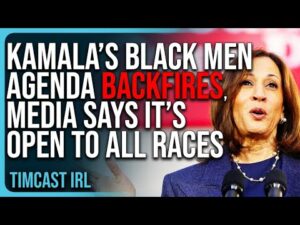 Kamala’s Black Men Agenda BACKFIRES, Media Says It’s Open To ALL RACES Otherwise It’s ILLEGAL