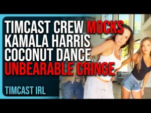 Timcast Crew MOCKS Kamala Harris Coconut Dance, UNBEARABLE Cringe