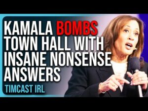 Kamala BOMBS Town Hall With INSANE NONSENSE Answers, Trump WINNING In Polls