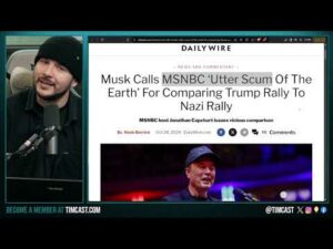 Elon Musk Calls MSNBC SCUM For Smearing Trump MSG, AOC FURIOUS Over Jokes, Gets ROASTED