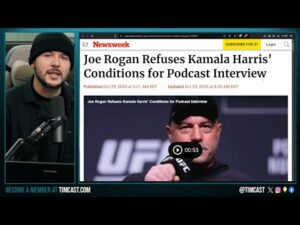 Kamala REFUSES Joe Rogan Interview Instead Offering Remote 1 Hour Show, JOE SAYS NO