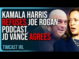 Kamala Harris REFUSES Joe Rogan Podcast, JD Vance Agrees