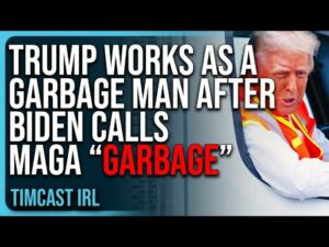 Trump Works As A GARBAGE MAN After Joe Biden Calls Trump Supporters “Garbage”