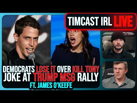 Democrats FURIOUS Over Kill Tony Puerto Rico Joke At Trump MSG Rally w/James O'Keefe | Timcast IRL