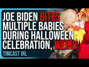 Joe Biden BITES Multiple Babies During White House Halloween Celebration, THIS IS SO WEIRD