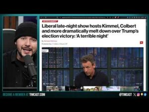 Jimmy Kimmel CRIES Over Trump Win, Late Night Hosts LOSE IT As Democrats Spiral Over CRUSHING Loss