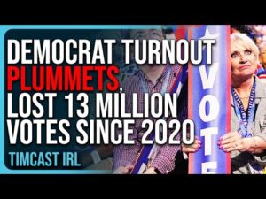 Democrat Turnout PLUMMETS, LOST 13 MILLION VOTES Since 2020, Trump Has The Mandate