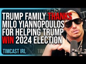 Trump Family THANKS Milo Yiannopoulos For HELPING Trump Win 2024 Election