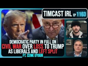 Democratic Party In CIVIL WAR Over Loss To Trump, Liberal Media BREAKS w/Cenk Uygur| Timcast IRL