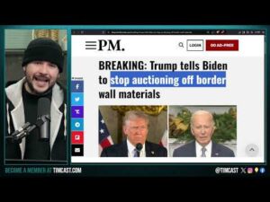 Trump DEMANDS Biden STOP Selling Border Wall, Democrats SABOTAGING Trump Already, This Is EVIL