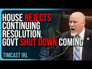 House REJECTS Continuing Resolution, Government SHUT DOWN COMING