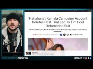 Tim Pool Kamala Harris Lawsuit IS OVER, Resolved To Tim Pool's Satisfaction, X Post DELETED