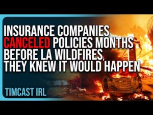 Insurance Companies CANCELED Policies Months Before LA Wildfires, They KNEW It Would Happen