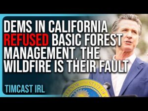 Democrats In California REFUSED Basic Forest Management, The Wildfire Is THEIR FAULT