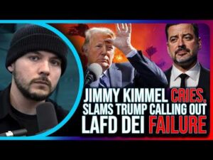 Jimmy Kimmel CRIES, Calls Trump, MAGA SCUMBAGS For Slamming DEI Policy That WORSENED LA Wildfire