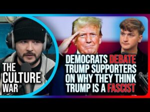 Democrats DEBATE Trump Supporters On Why They Think Trump Is A FASCIST