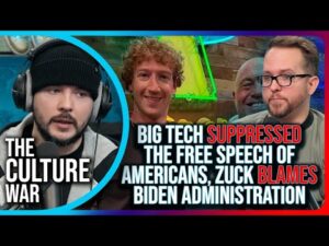 Big Tech SUPPRESSED The Free Speech of Americans, Zuck Blames Biden Administration