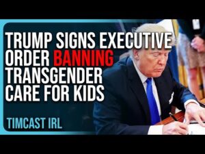 Donald Trump Signs Executive Order BANNING Transgender Care For Kids