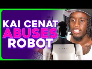 Kai Cenat Sparks OUTRAGE After Bullying Tesla Robot on Stream