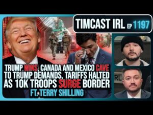 TRUMP WON, Canada &amp; Mexico CAVE Over Tariffs, Elon NUKES Deep State w/Terry Schilling  | Timcast IRL