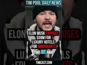 Elon Musk EXPOSES $59M for Luxury Hotels for Immigrants #shorts