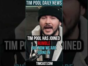 Tim Pool Has Joined Rumble #shorts