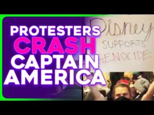 'Captain America Brave New World' Premiere CRASHED by Pro-Palestine Protests