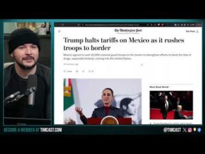 MEXICO CAVES, Trump WINS, Tariffs On Hold As Mexico Sends 10k Troops To Border To Stop Crime