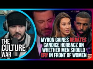 Myron Gaines DEBATES Candice Horbacz On Whether Men Should CRY In Front Of Women