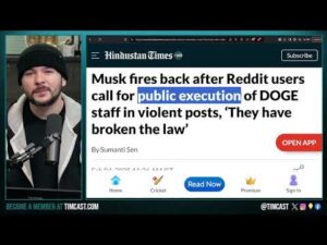 Elon &amp; DOGE Team Face THREATS Against Their Lives, Media COVERS IT UP, Accuses Elon of Censorship