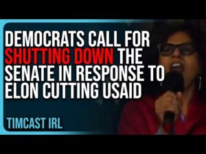 Democrats Call For SHUTTING DOWN The Senate In Response To Elon &amp; DOGE Cutting USAID