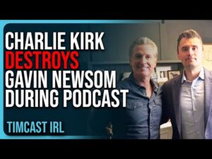 Charlie Kirk DESTROYS Newsom During Podcast, Dems ATTACK Newsom For Rejecting Adult Books In Schools