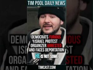 Democrats FURIOUS Israel Protest Organizer was ARRESTED and Faces Deportation #shorts