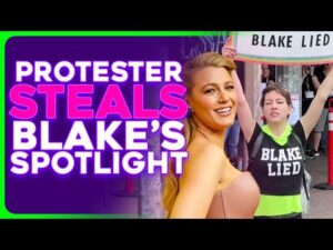 Justin Baldoni Supporter CRASHES Blake Lively's 'Another Simple Favor' Premiere