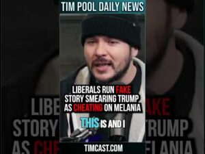 Liberals Run FAKE STORY Smearing Trump As CHEATING On Melania #shorts