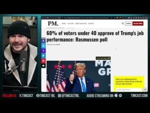 Trump WINS GEN Z, Rasmussen Says 60% Support Under 40, Trump Best Polling Of HIs Career