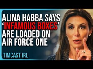 Alina Habba Says ‘Infamous Boxes’ Are LOADED On Air Force One, They Are NOT The Epstein Files