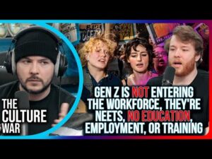 Gen Z Is NOT Entering The Workforce, They're NEETs, No Education, Employment, Or Training