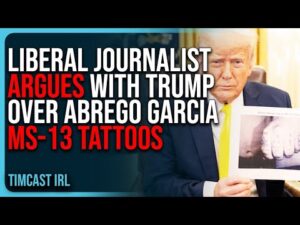 Liberal Journalist ARGUES With Trump Over Abrego Garcia Tattoos During Tense Interview