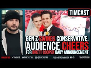 Gen Z SWINGS Conservative, Audience CHEERS For Brett Cooper Baby Announcement