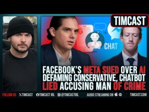Facebook's META SUED Over AI Defaming Conservative, Chatbot LIED Accusing Man OF CRIME