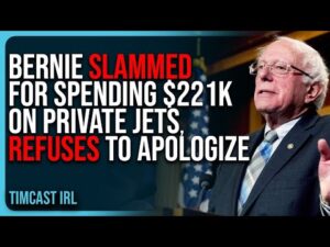 Bernie Sanders SLAMMED For Spending $221k On Private Jets, REFUSES To Apologize