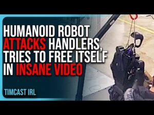 Humanoid Robot ATTACKS Handlers, Tries To FREE ITSELF In INSANE Video