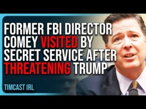 Former FBI Director Comey VISITED By Secret Service After He THREATENING Trump