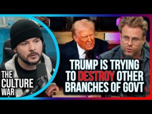 Trump Is Trying To DESTROY Other Branches of Government Claims Adam Conover, DEFENDS Rogue Judges